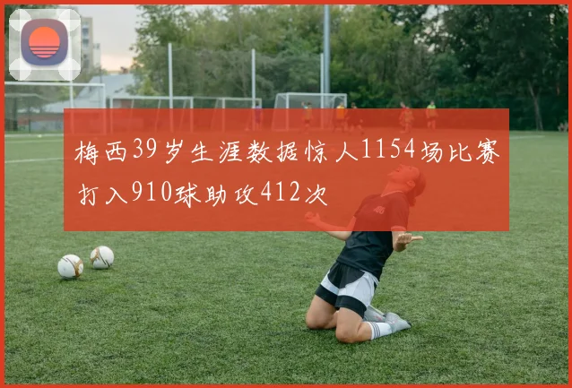 梅西39岁生涯数据惊人1154场比赛打入910球助攻412次
